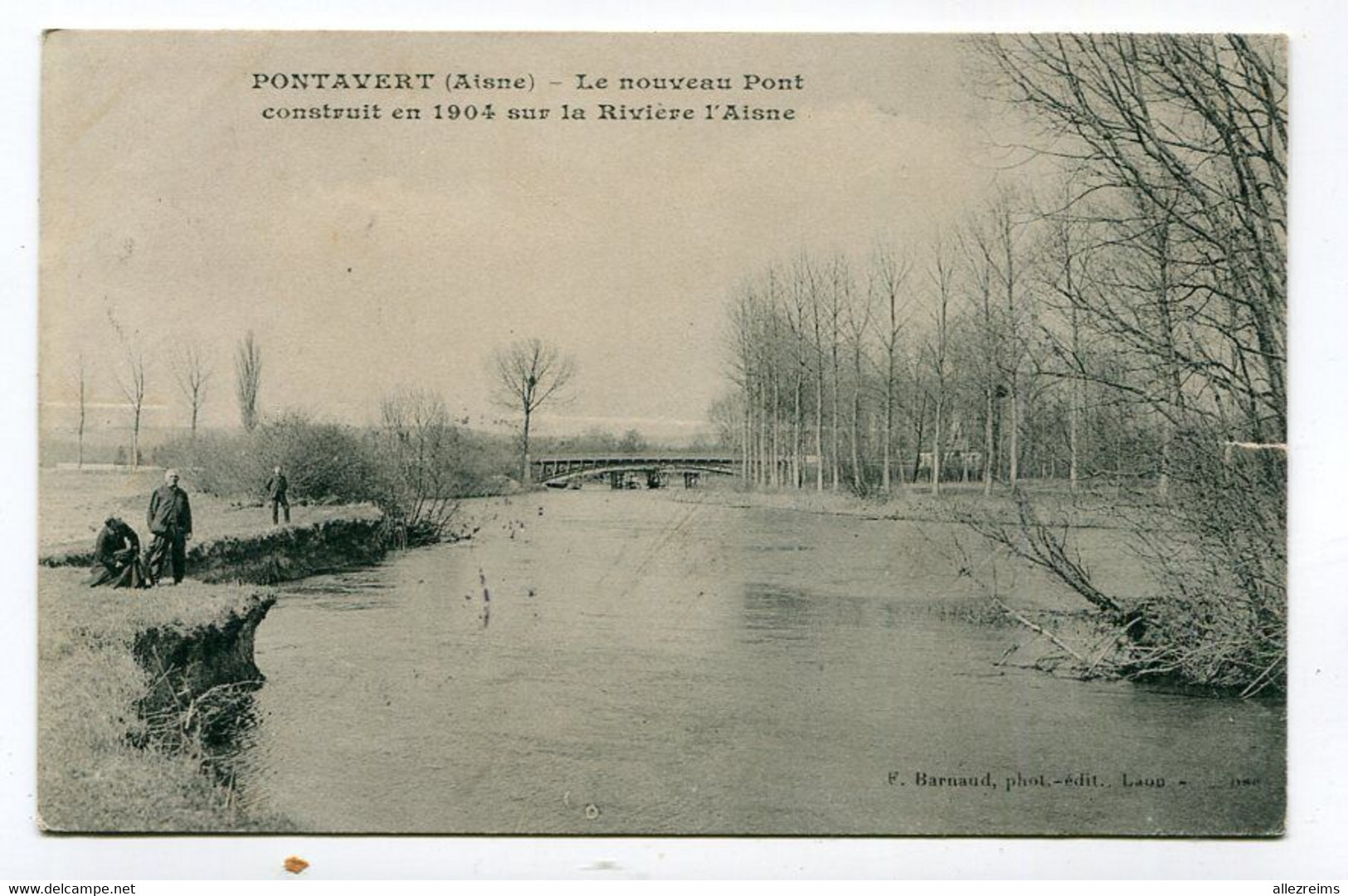 CPA  02 : PONTAVERT  Le Nouveau  Pont   A   VOIR  !!!! - Other & Unclassified