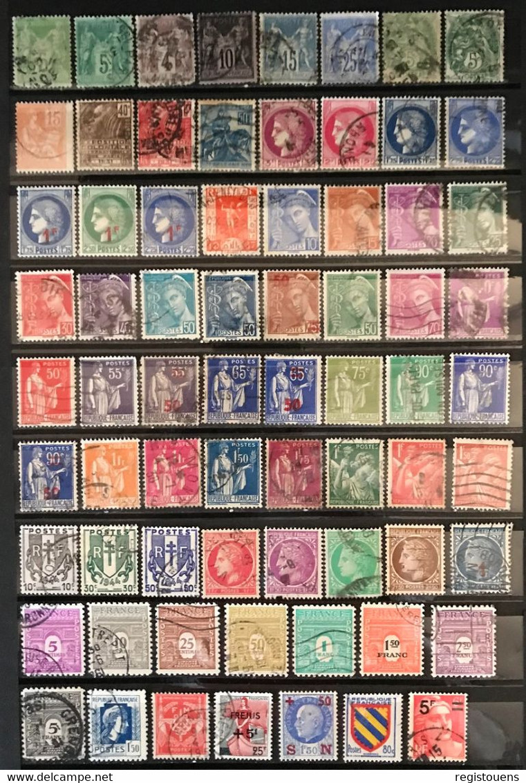 Lot De 70 Timbres Divers France - Altri & Non Classificati