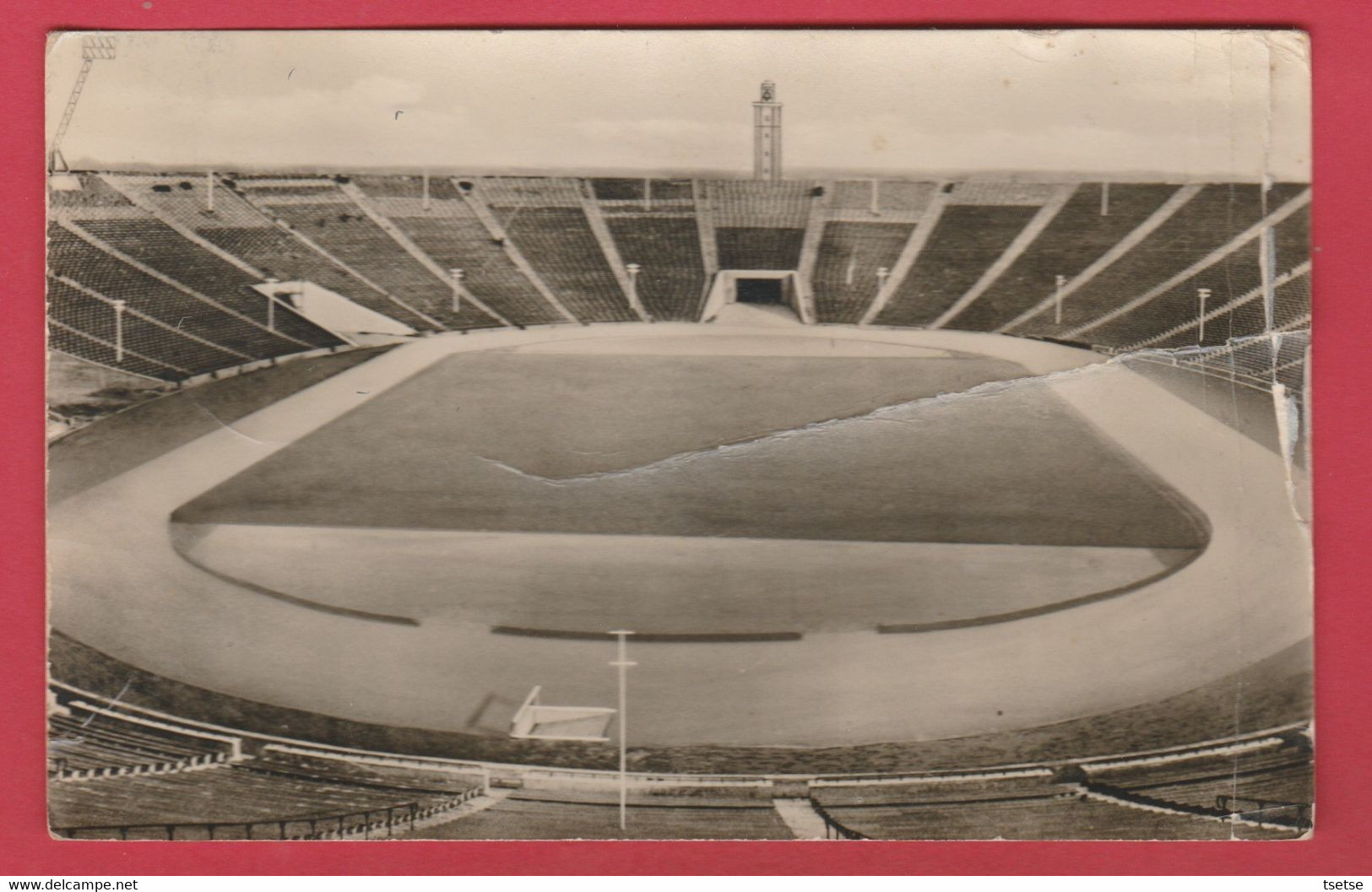 Leipzig Messestadt - Stadion Der 100.00 -1956 ( Verso Zien ) - Athlétisme