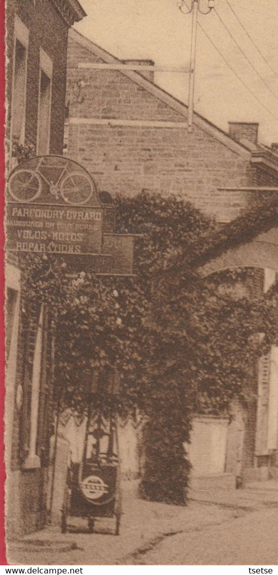 Havelange - Arc De Triomphe De La Rue De La Station - Magasin Vélos Parfondry-Evrard ( Voir Verso ) - Havelange