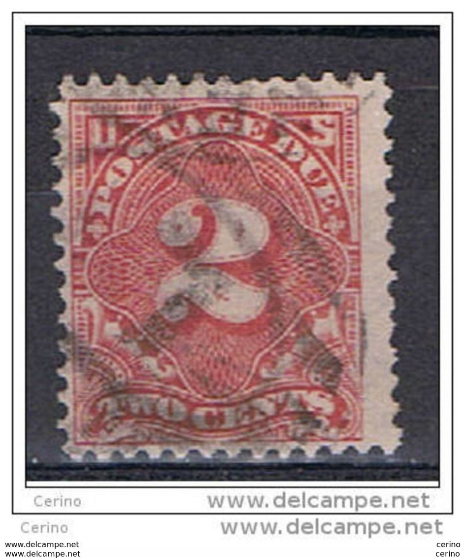 U.S.A.:  1894  POSTAGE  DUE  -  2  C. USED  STAMP  -  YV/TELL. 23 - Franqueo