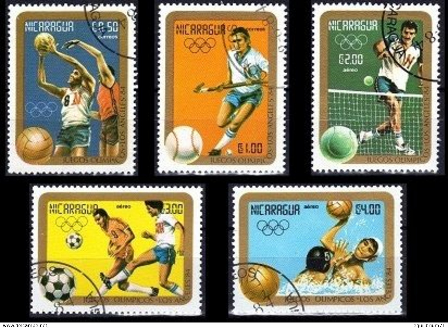 NICARAGUA° - Sport - J.O D'été De / Olympische Zomerspelen / Olympische Sommerspiele In /Los Angeles Summer Olympics - Wasserball