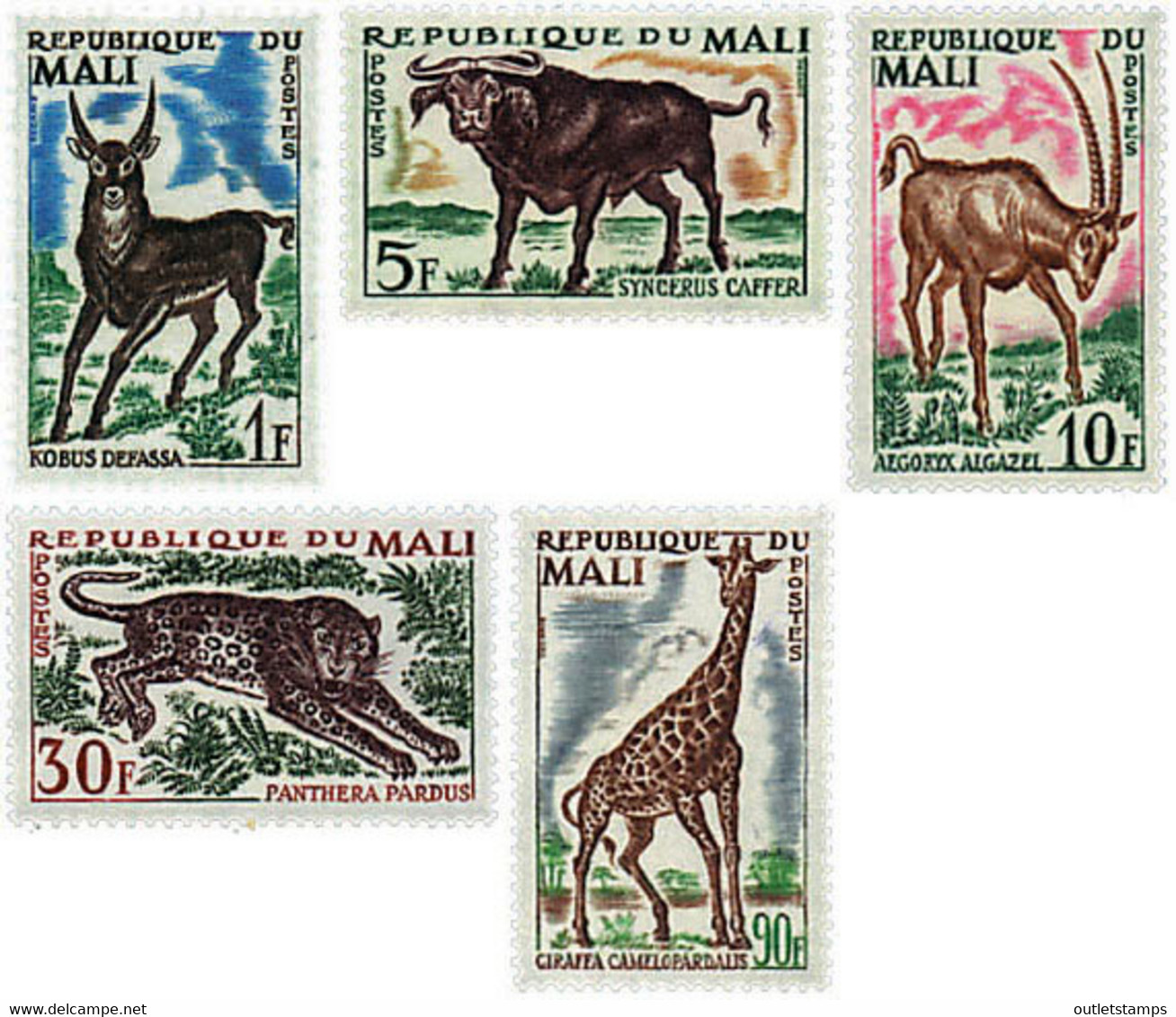 Ref. 28667 * NEW *  - MALI . 1965. MAMMALS. MAMIFEROS - Mali (1959-...)