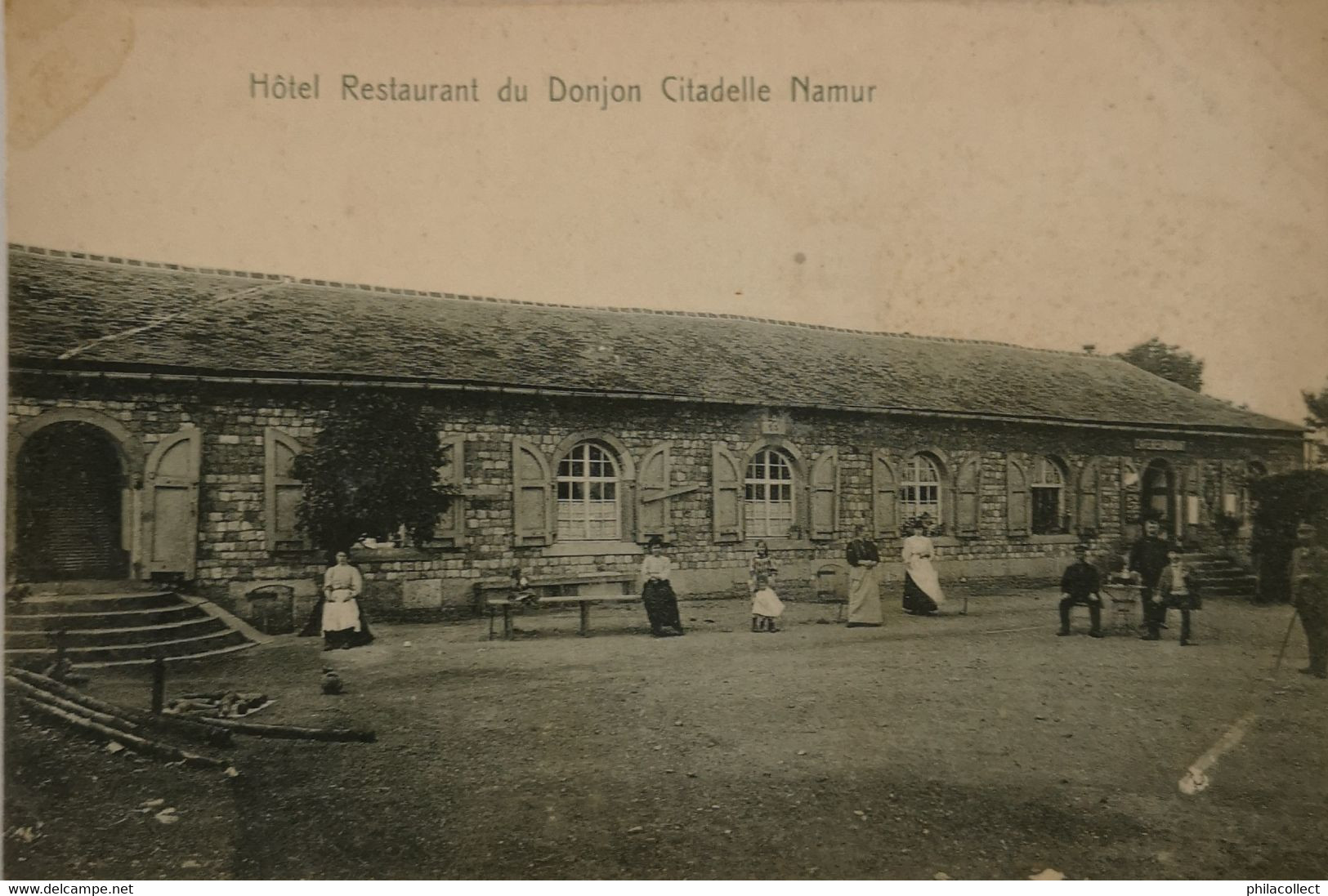 Namur Citadelle // Hotel Restaurant Du Donjon (animee) 19?? Vlekkig - Namur