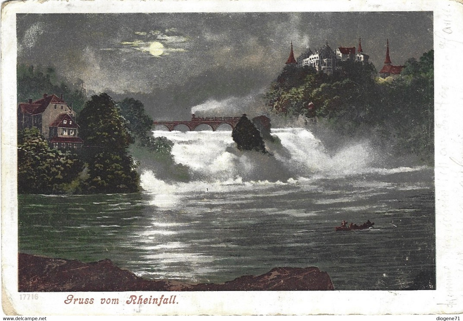 Gruss Vom Rheinfall Clair De Lune - Sonstige & Ohne Zuordnung