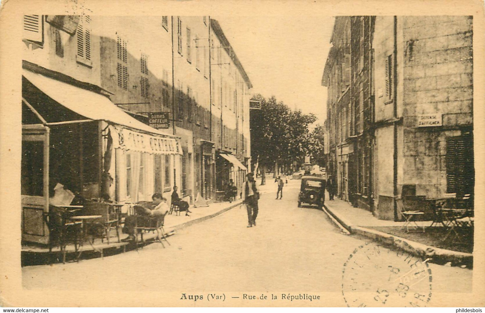 VAR  AUPS Rue De La République - Aups