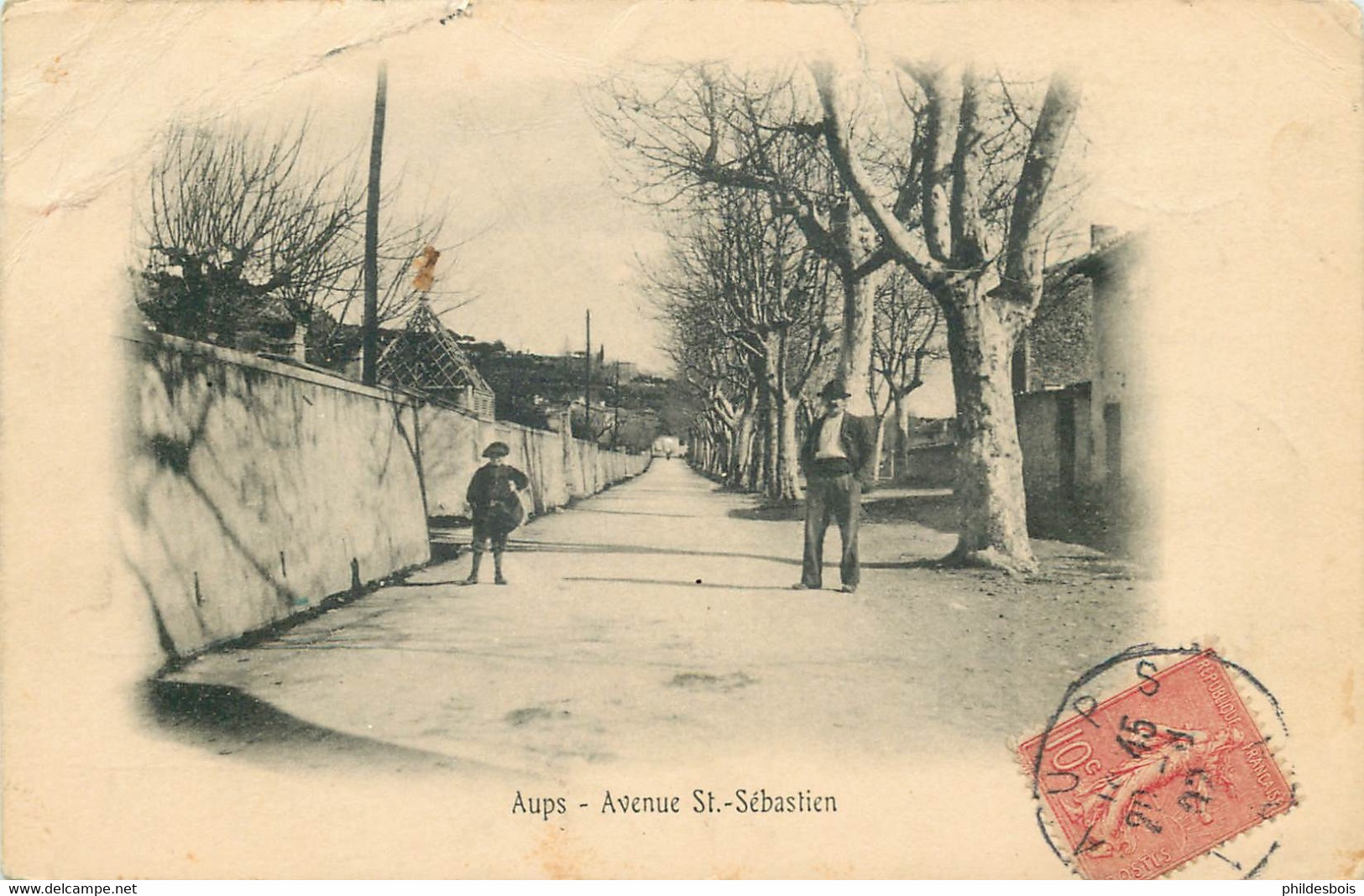 VAR  AUPS Avenue St Sebastien (anglsupghe) - Aups