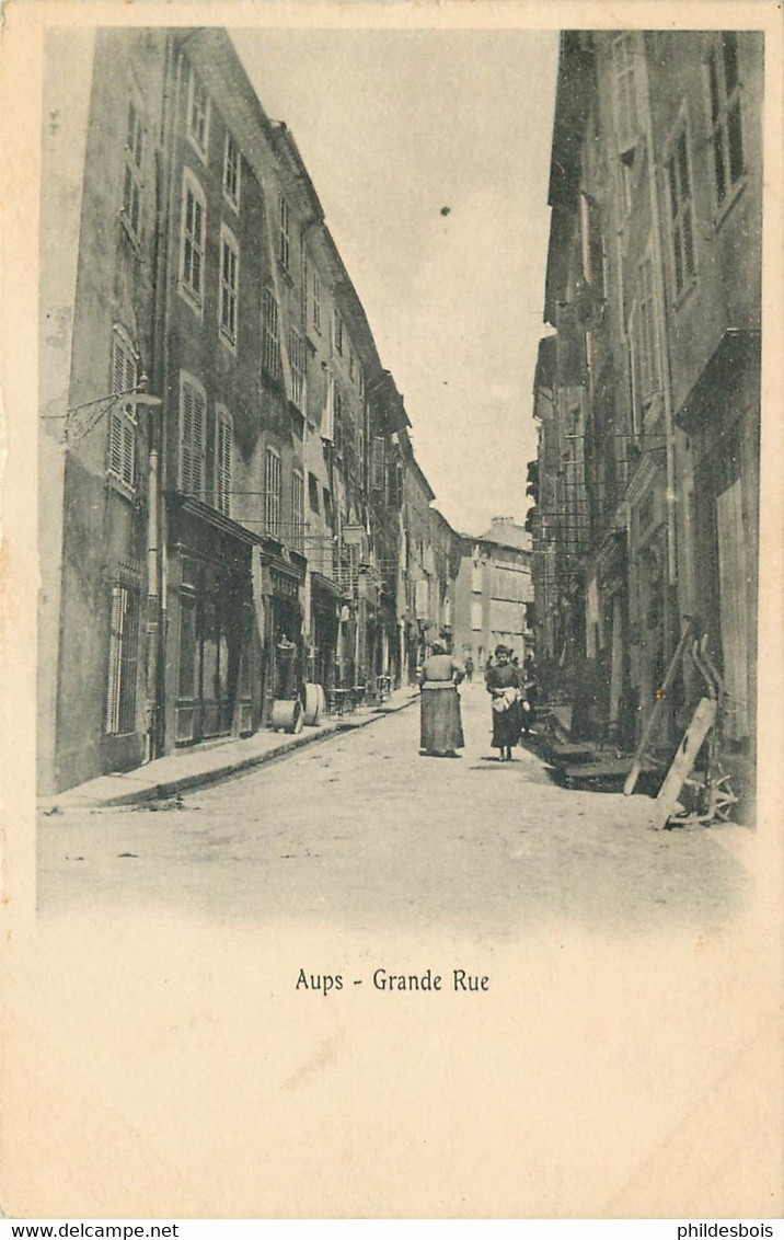 VAR  AUPS Grande Rue - Aups