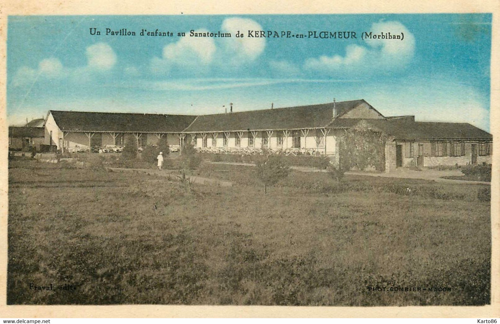 Kerpape En Ploemeur * Un Pavillon D'enfants Au Sanatorium - Ploemeur