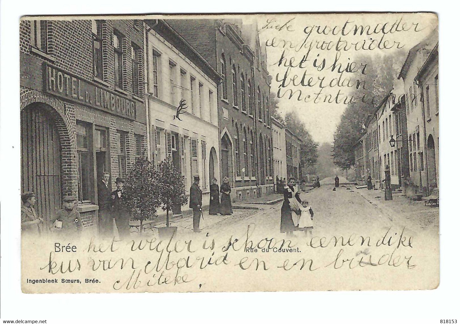 Bree  Brée - Rue Du Couvent  1903 - Bree