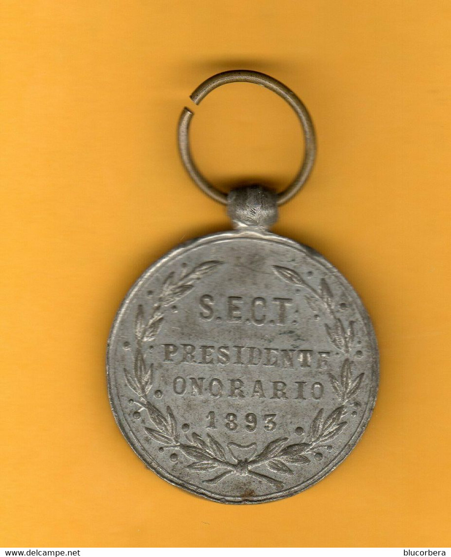 CALTANISSETTA 1893 SOC. M.S. CONTE TESTASECCA CALTANISSETTA CON CORONA DI CONTE AL RECTO - Royal/Of Nobility