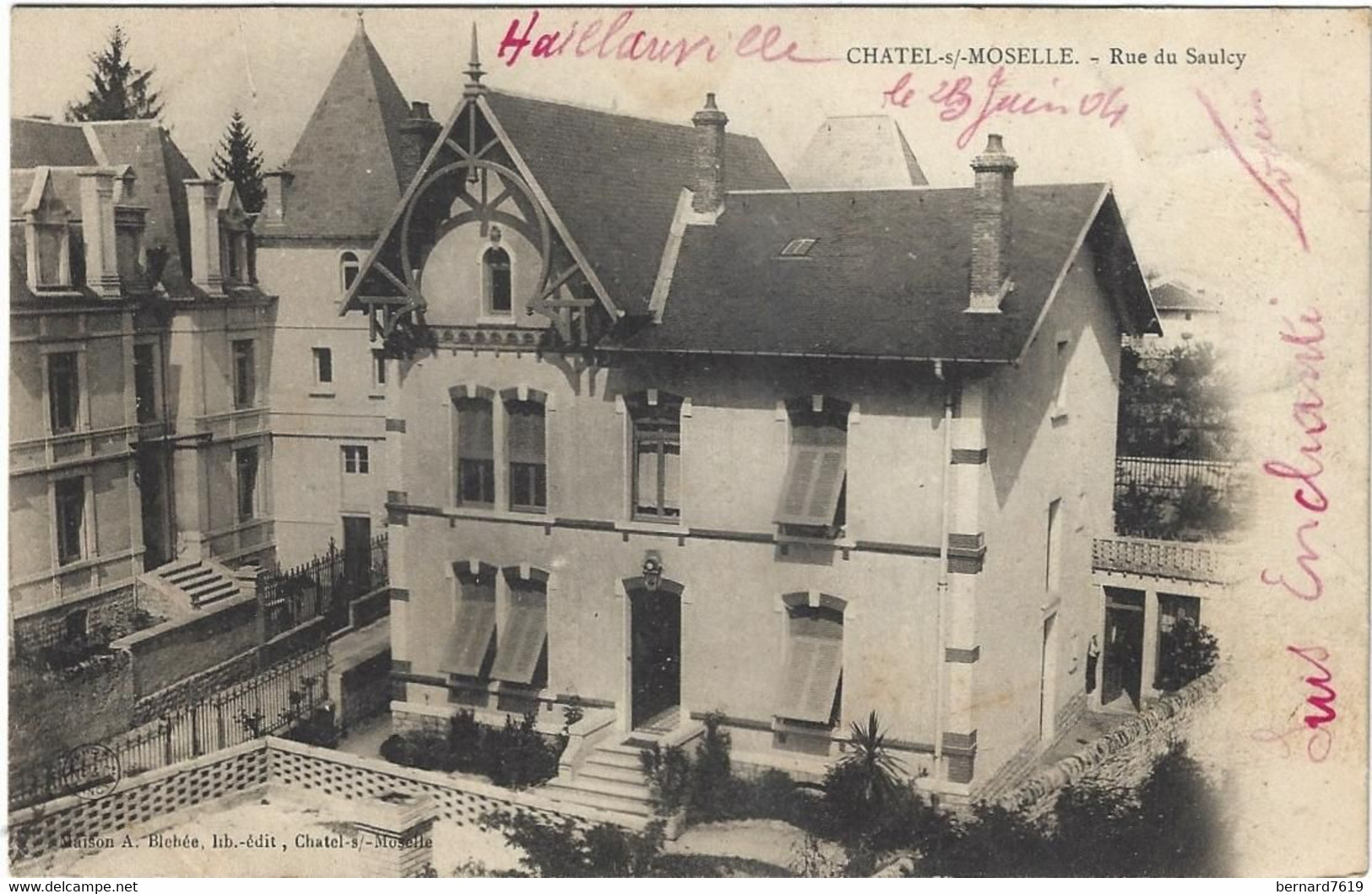 88   Chatel Sur Moselle  -    Rue Du Saulcy - Chatel Sur Moselle