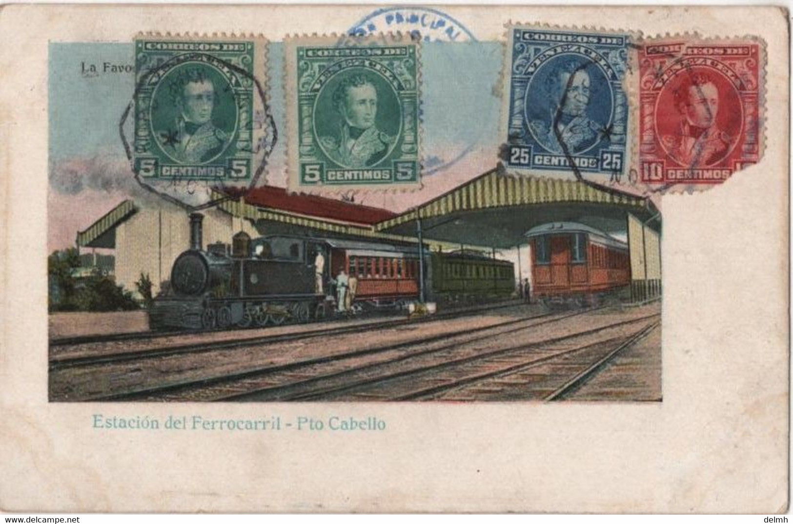 Venezuela - PUERTO CABELLO - Estacion Del Ferrocarril - Ed. La Favorita. - Venezuela