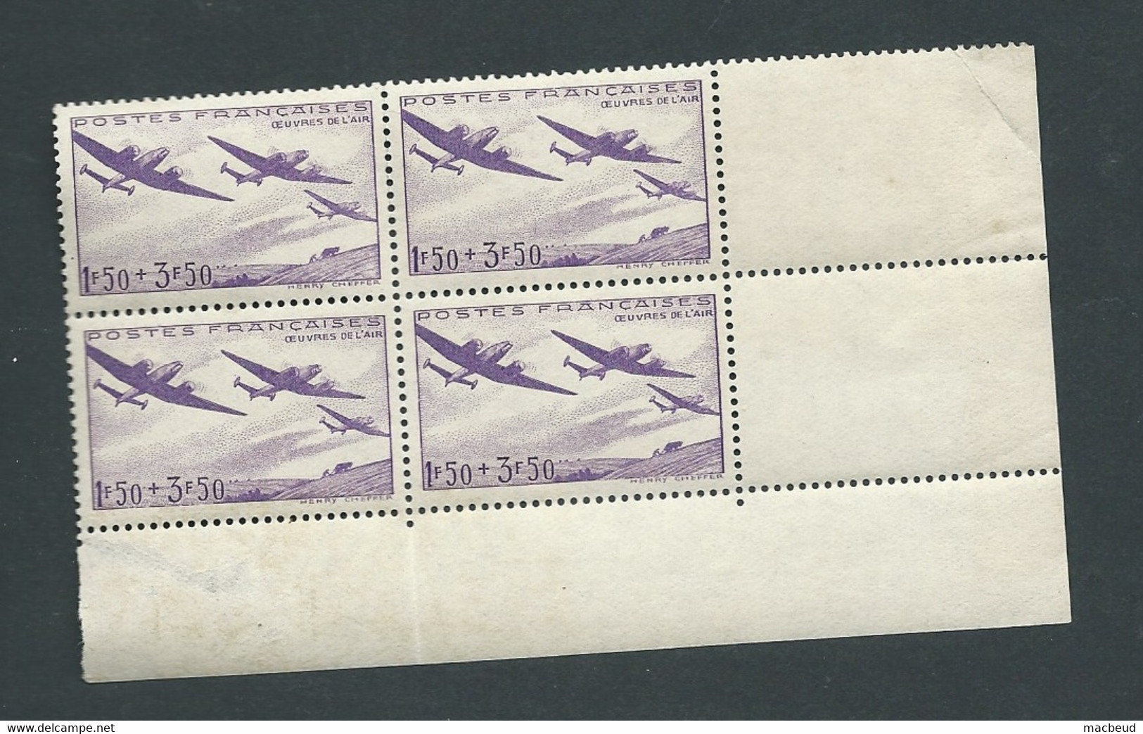Yvert N°540 ** Bloc De 4 Neuf Sans Charnière - Bip9604 - Unused Stamps