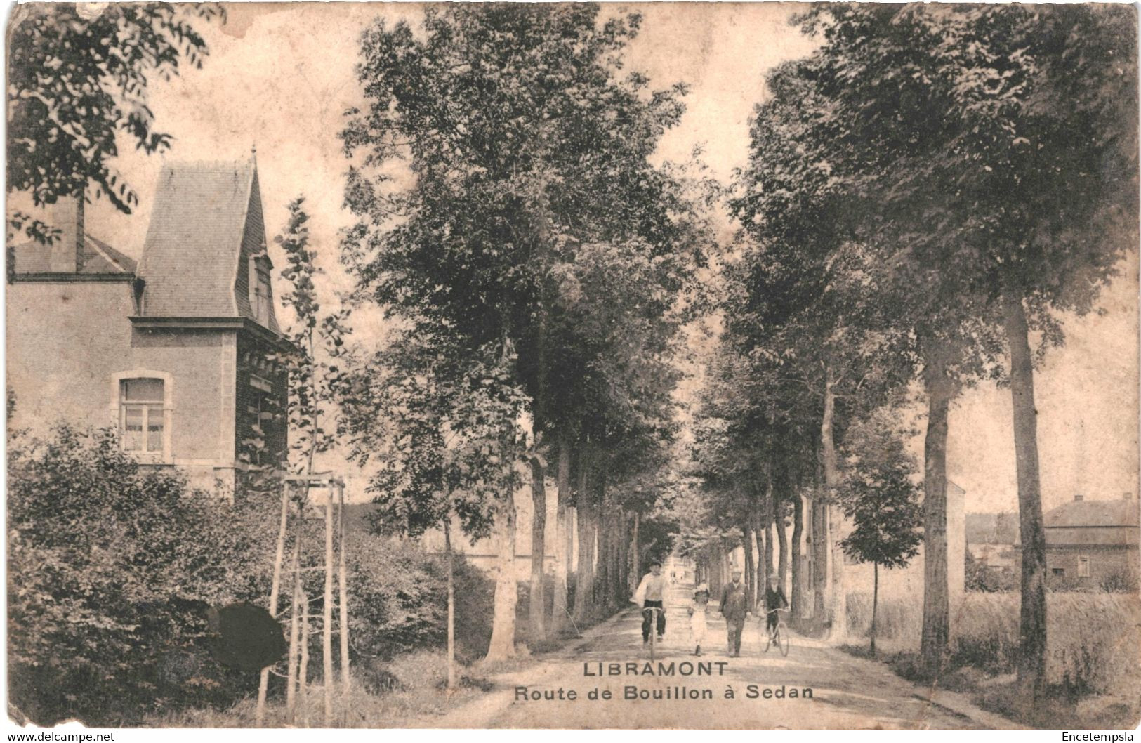 CPA Carte Postale Belgique-Libramont Route De Bouillon à Sedan VM44852+ - Libramont-Chevigny