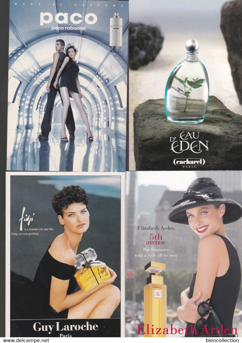 24 Cartes Sur Le Parfum, Lagerfeld ,Valentino, Cerruti, Givenchy, Dior, Laroche, Paco Rabane, Kenzo, Maxim's, - Autres & Non Classés