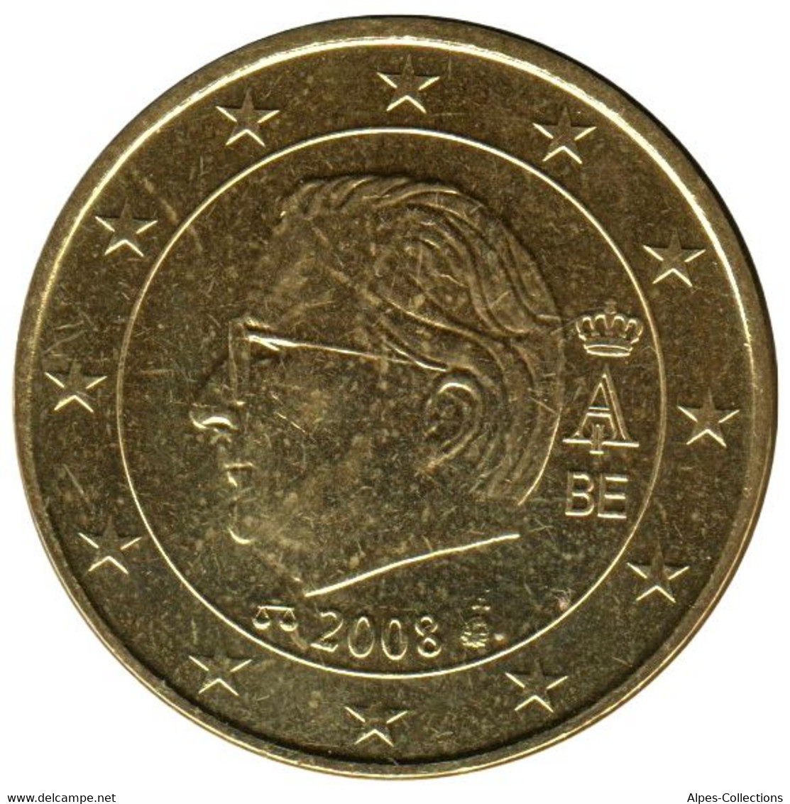 BE05008.1 - BELGIQUE - 50 Cents D'euro - 2008 - Belgium