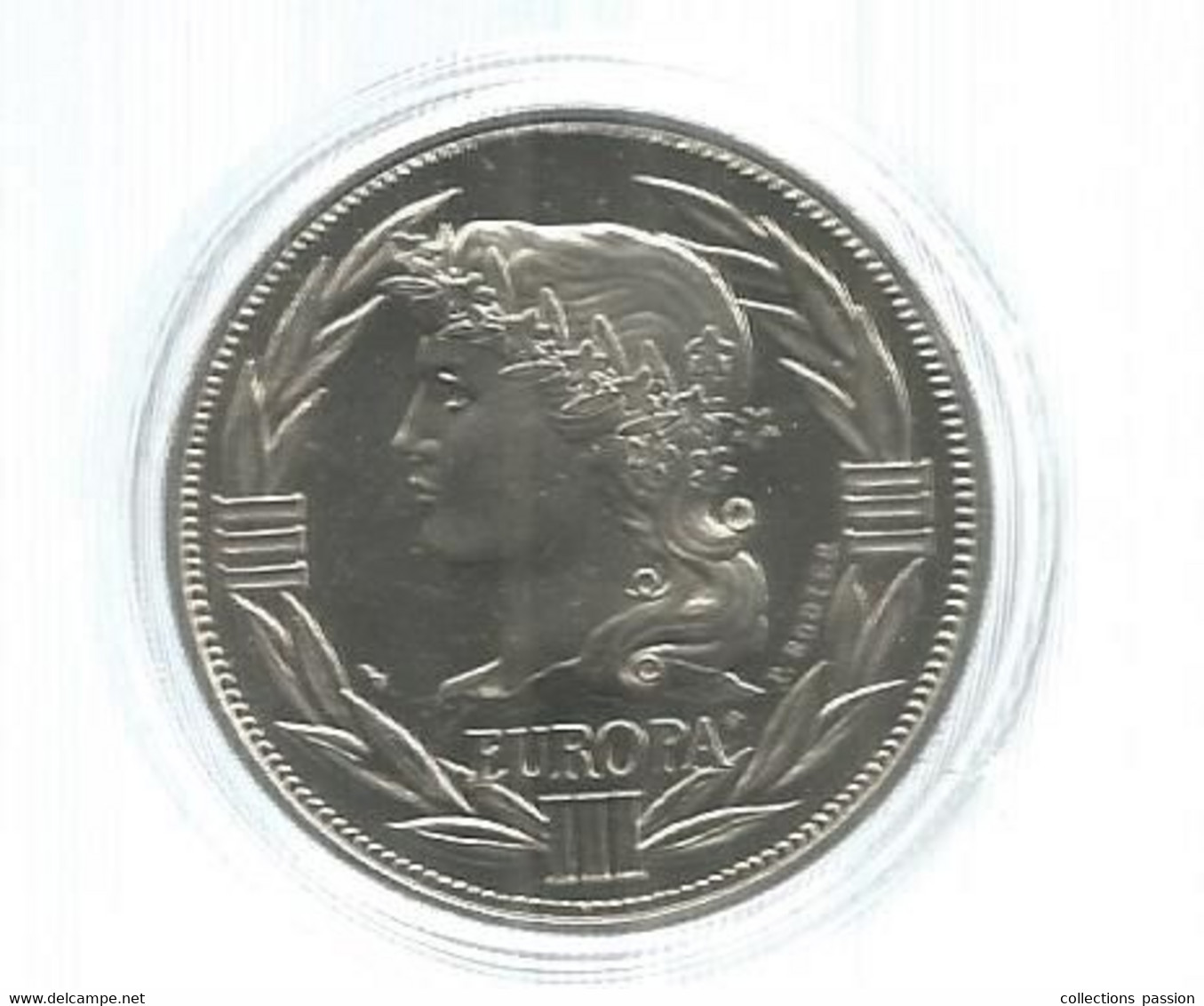 Médaille Sous Capsule De La Collection De 16 écus Européens , Argentan, 1988, EUROPA III , Frais Fr 2.45 E - Autres & Non Classés