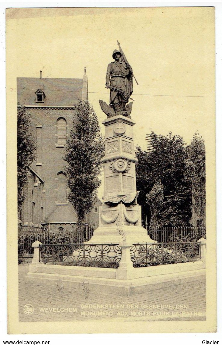 WEVELGHEM - Gedenksteen Der Gesneuvelden - Monument Aux Morts Pour La Patrie - Wevelgem