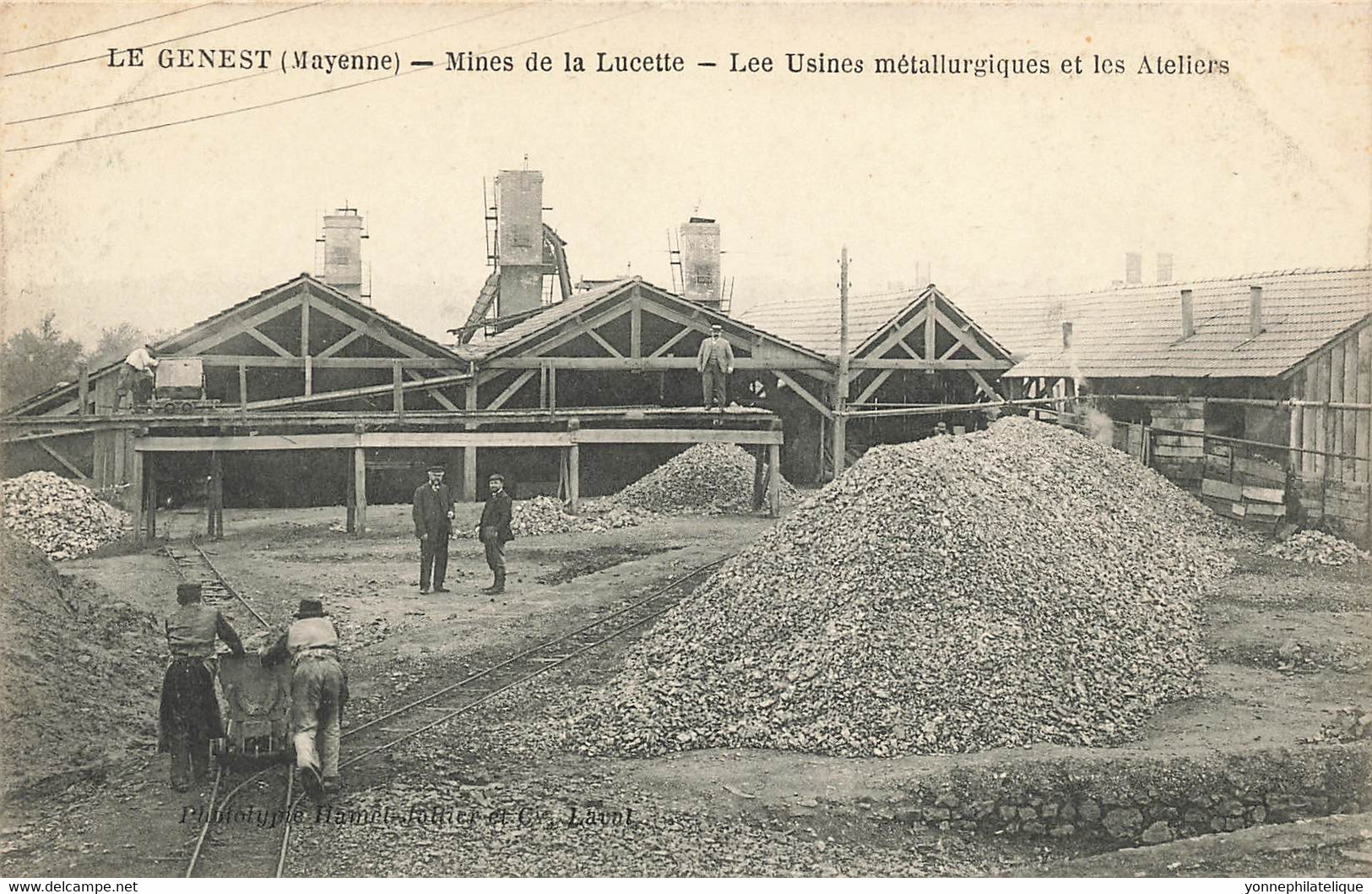 53 - MAYENNE - LE GENEST - Mines De La Lucette - Usines Méttalurgiques Et Ateliers -mine D'Or (10092) - Le Genest Saint Isle