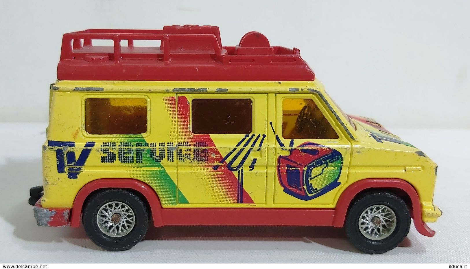 I103150 MAJORETTE 1/36 - Van TV Service - Autocarri, Autobus E Costruzione