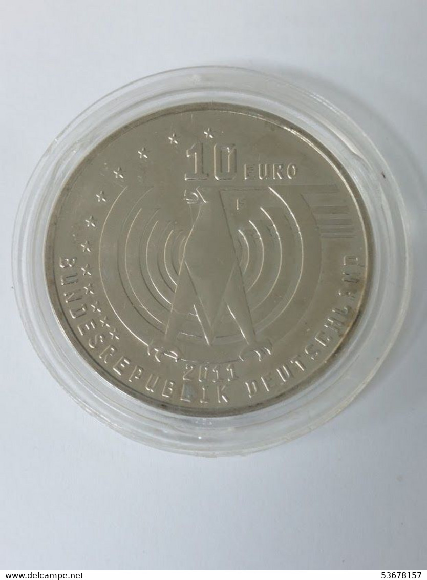 Germany  - 10 Euro, 2011 F, 125th Anniversary Of The Automobile, KM# 296 - Collections