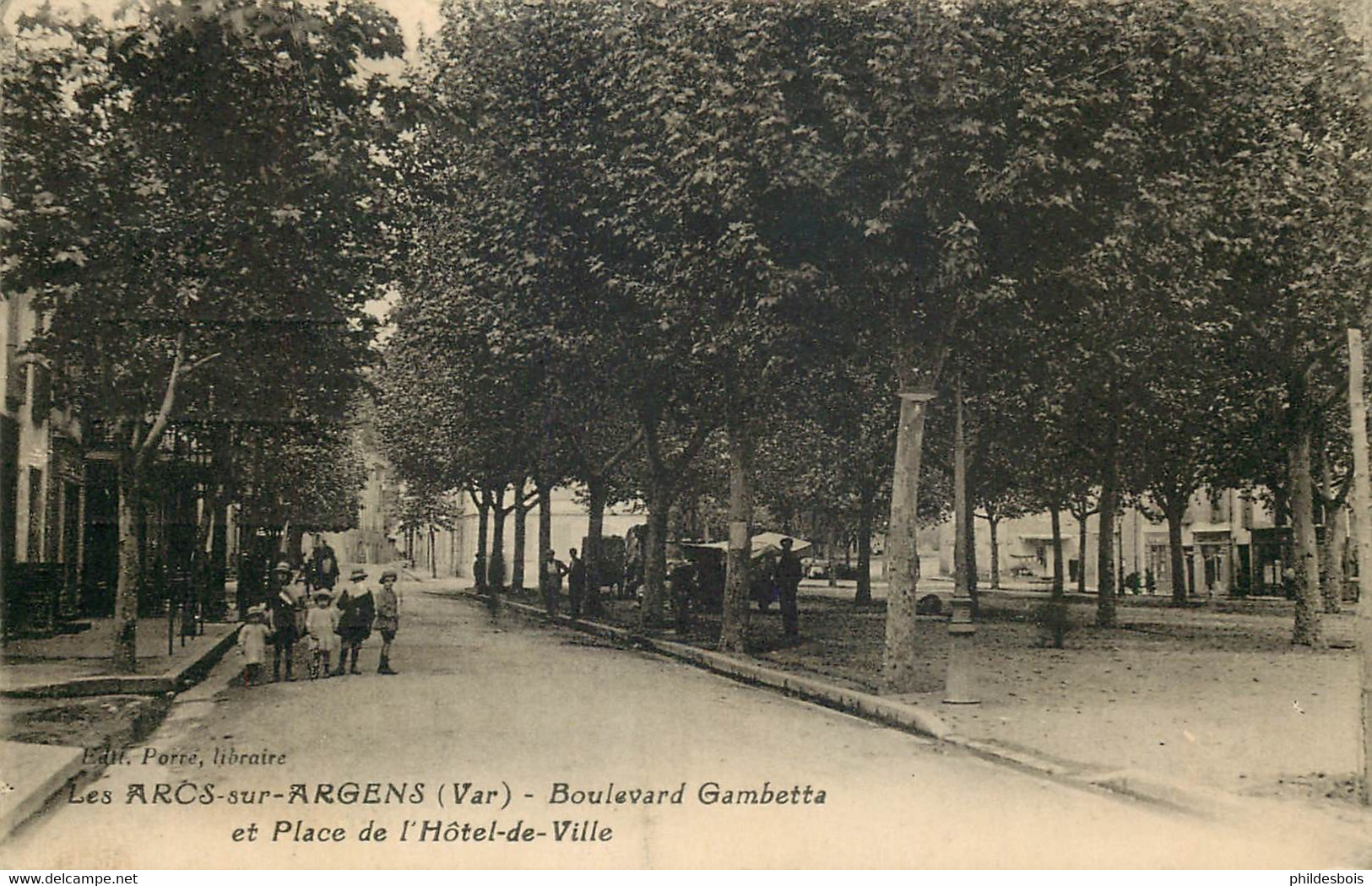 VAR  LES ARCS  Boulevard Gambetta Et Place De L'Hotel De Ville - Les Arcs