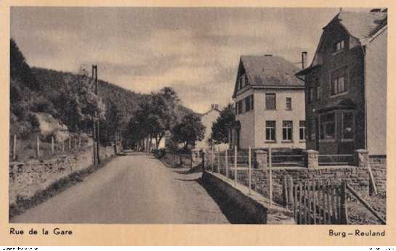 Burg-Reuland - Rue De La Gare - Pas Circulé - TBE - Burg-Reuland