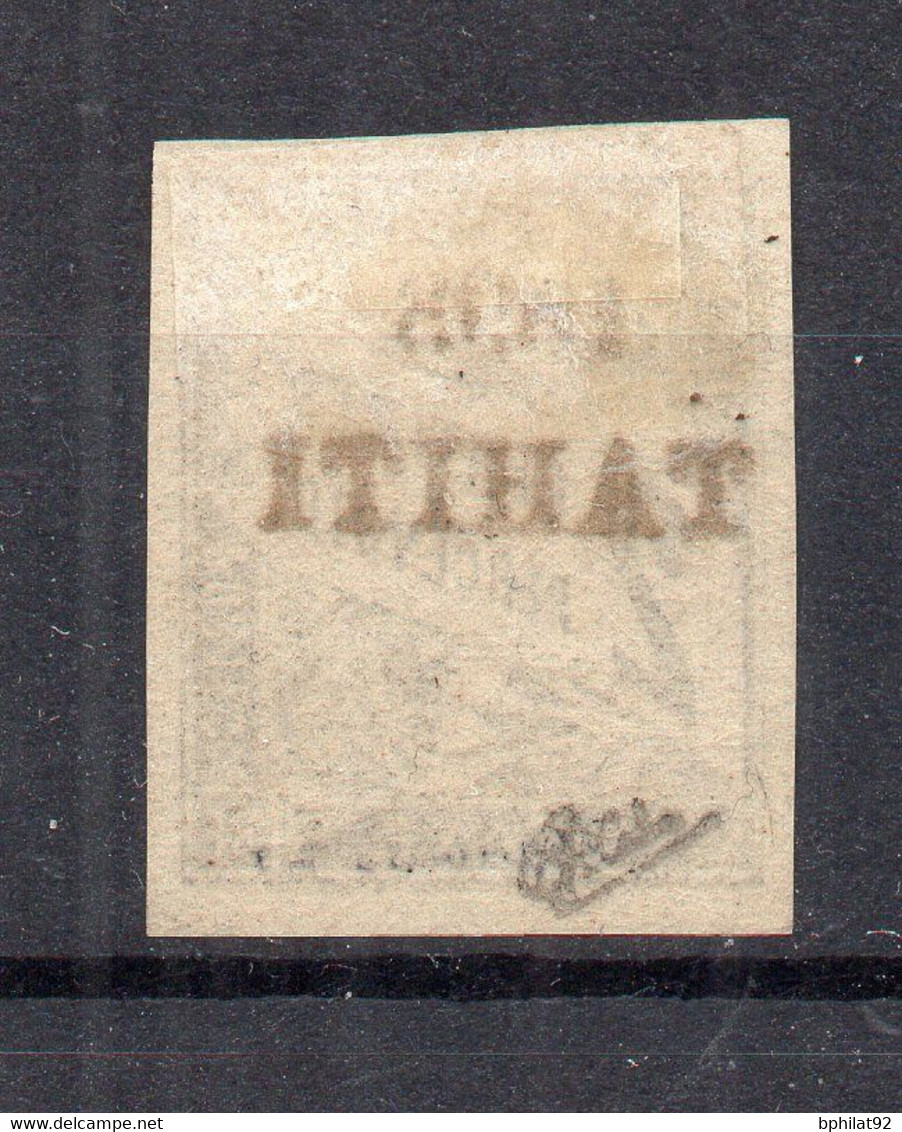 !!! TAHITI, TAXE N°15 NEUVE *, SIGNEE CALVES. TB - Unused Stamps