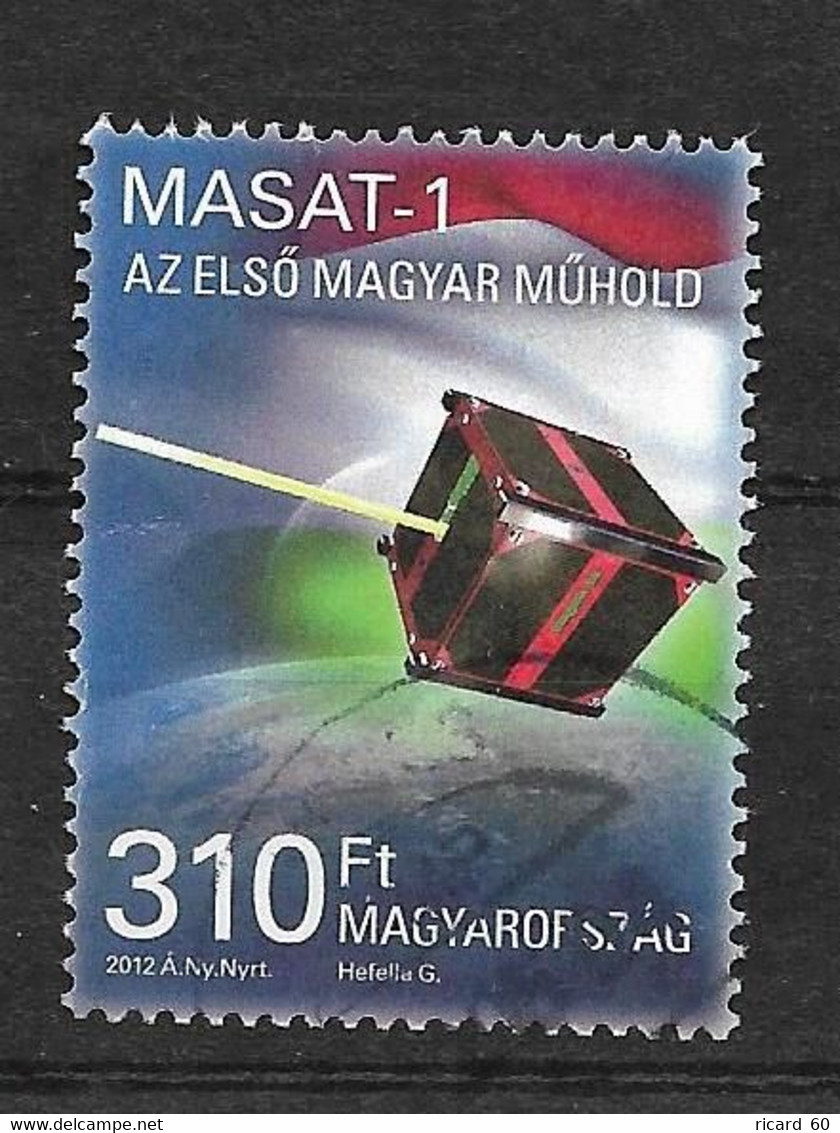 Timbres Oblitérés De Hongrie, N°5551 Mi, 2012, 1er Satellite Hongrois - Used Stamps