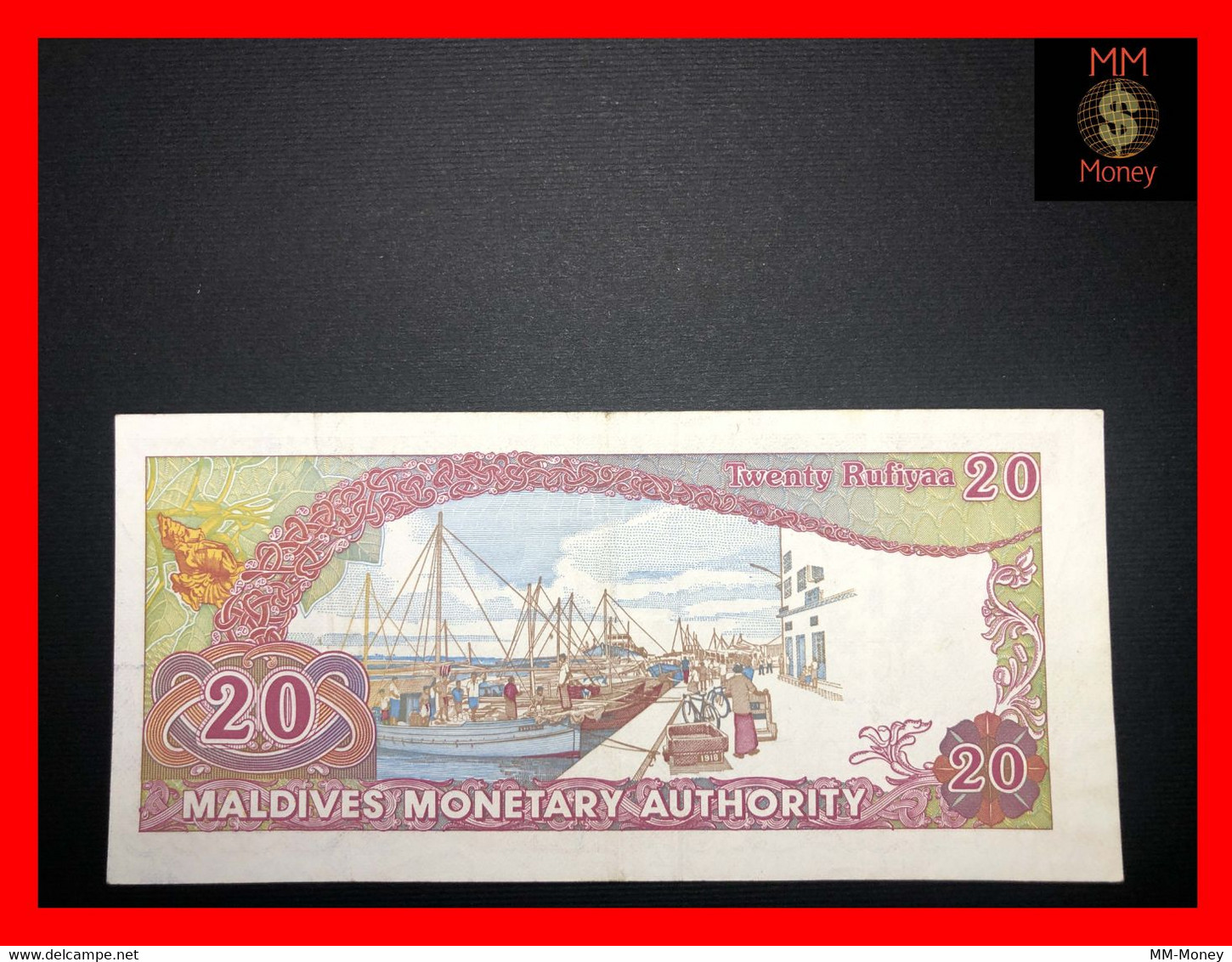 MALDIVES  20 Rufiyaa  1987  P.  12   XF - Maldiven