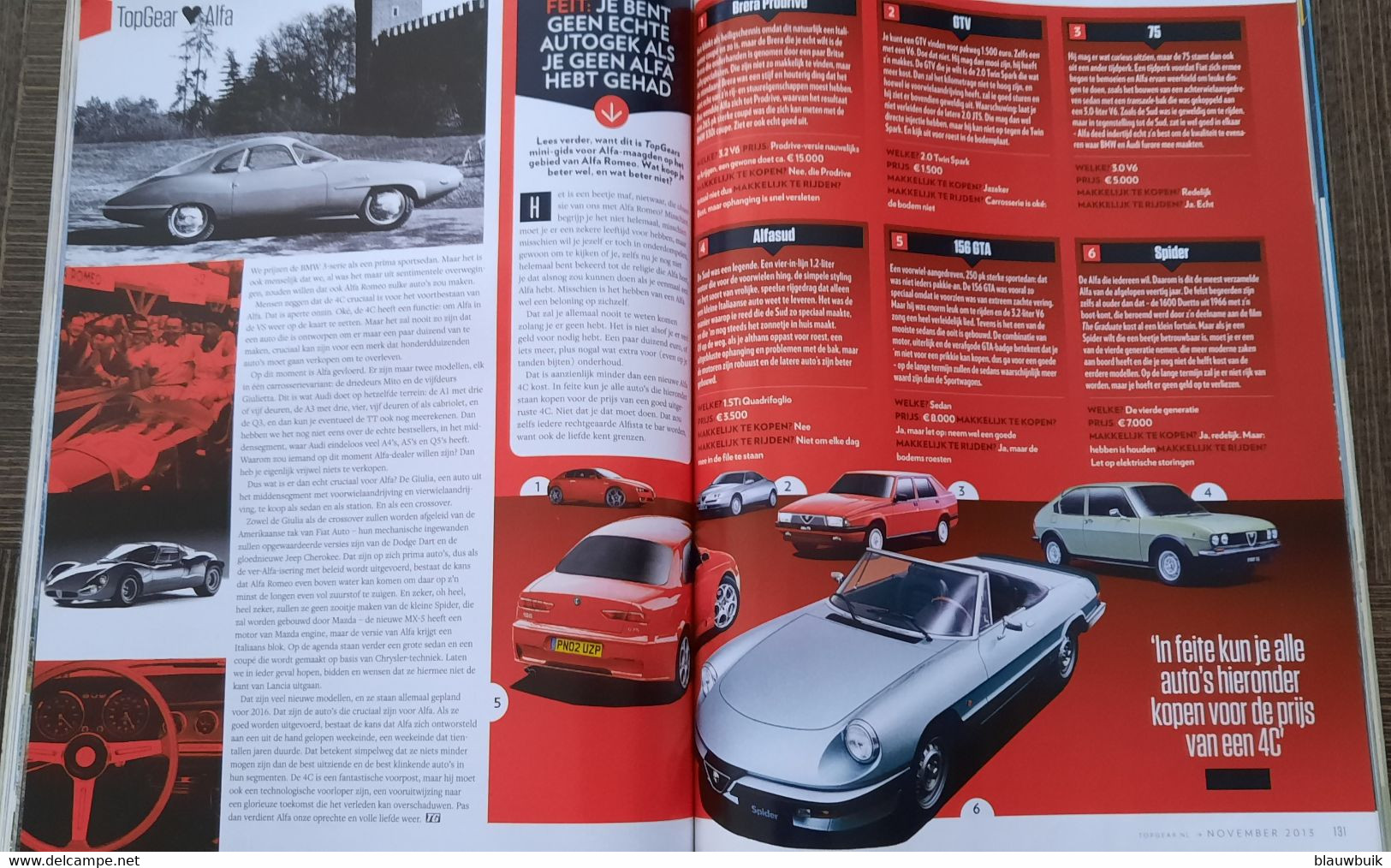 Top Gear Magazine N°101 - 2013 Alfa 4C