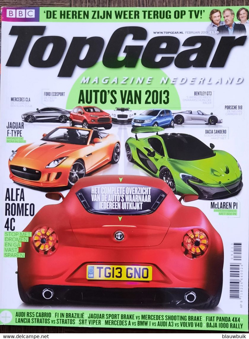 Top Gear Magazine N°92- Auto's 2013 - Auto/moto