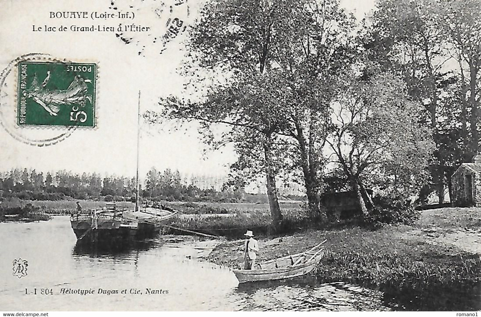 44)   BOUAYE  - Le Lac De Grand Lieu à L' Etier - Bouaye