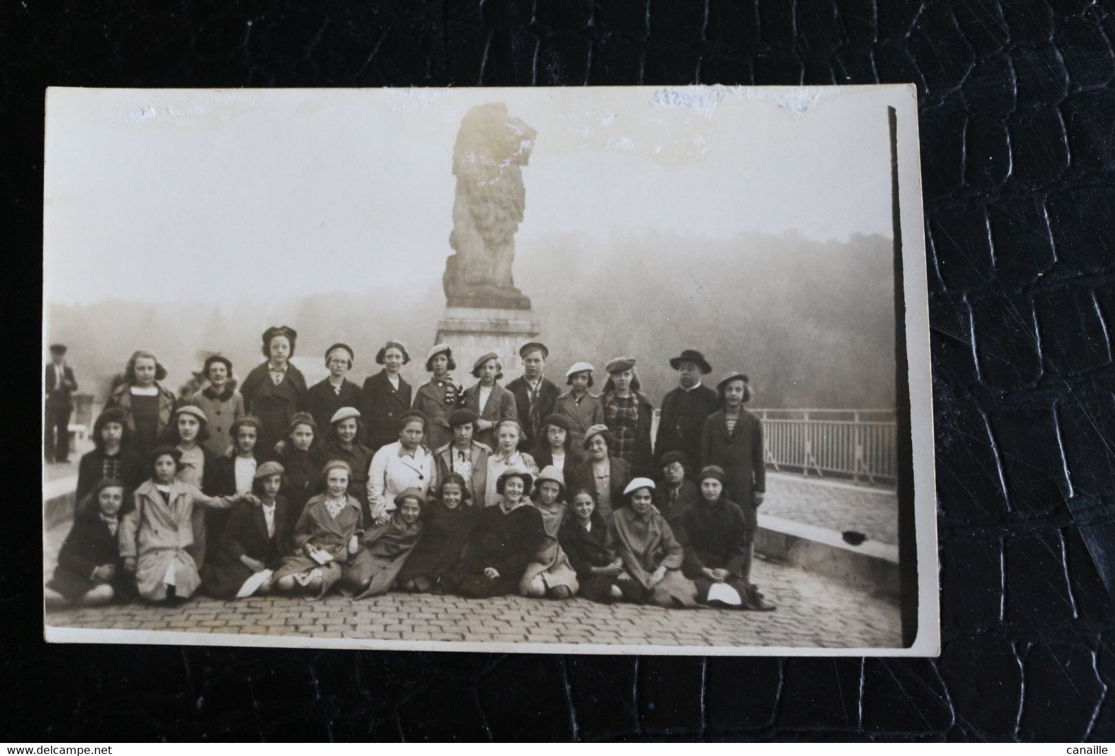 &-52/ Liège -  Excursion D'un Jour A La Gileppe,groupe De Femmes  Souvenir Du Barrage De La Gileppe  Juillet 1938 - Gileppe (Stuwdam)