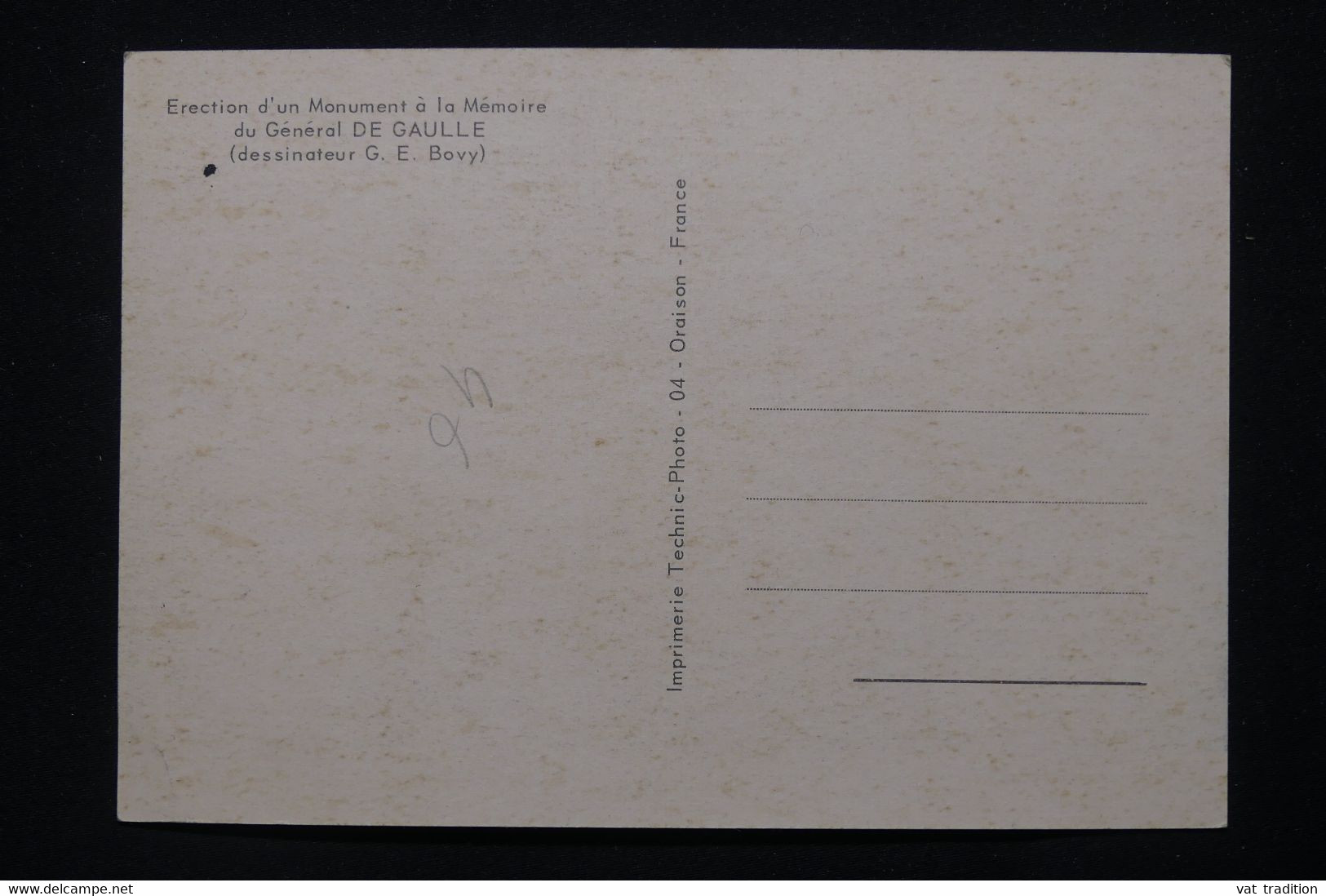 POLYNÉSIE - Carte Maximum En 1971 - Général De Gaulle - L 116233 - Cartes-maximum