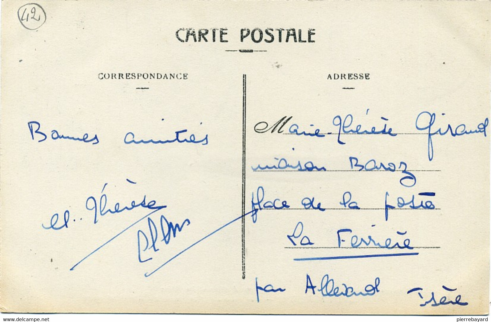 10 Ferrière. Vue Générale Et La Nouvelle Usine Electrique. (Isère). - Andere & Zonder Classificatie