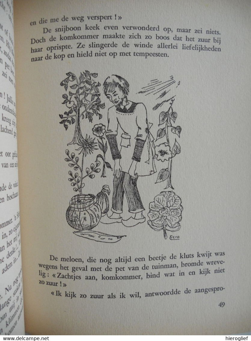 BLOEMENSPROOKJES door Godelieve Melis ° Hasselt + Antwerpen / illustraties Vera Schroeyers / 1960 het fonteintje