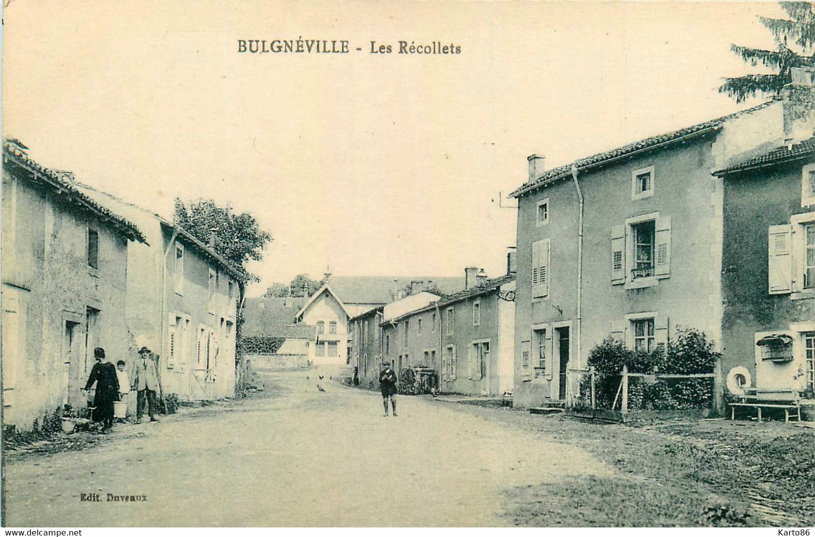 Bulgnéville * Rue Du Quartier Faubourg Les Récollets * Village Hameau - Bulgneville