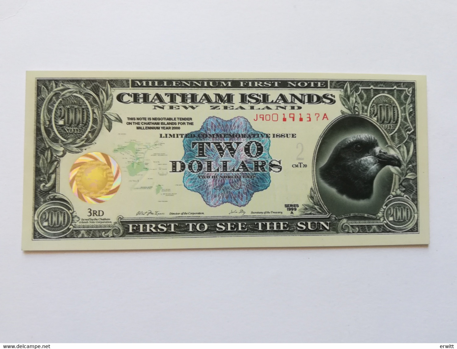 CHATHAM ISLANDS 2 DOLLARS 2000 - Nuova Zelanda