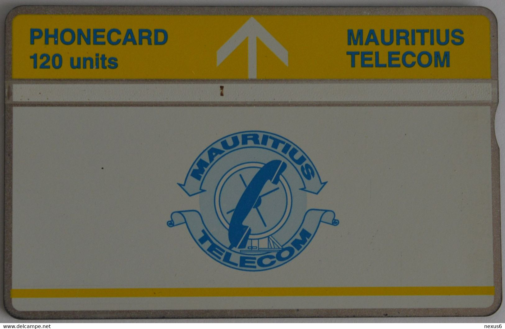 Mauritius - L&G - Telecom's Logo - With Yellow Line - 605A - 05.1996, 120Units, 20.000ex, Used - Maurice