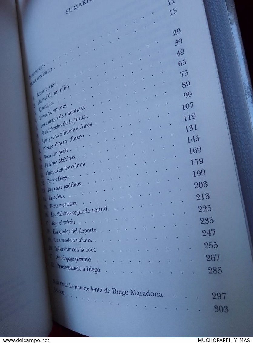 LIBRO MARADONA LA MANO DE DIOS JIMMY BURNS BIOGRAFÍAS VIVAS ABC Nº 8 FÚTBOL FOOTBALL ARGENTINA DIEGO ARMANDO CALCIO..VER