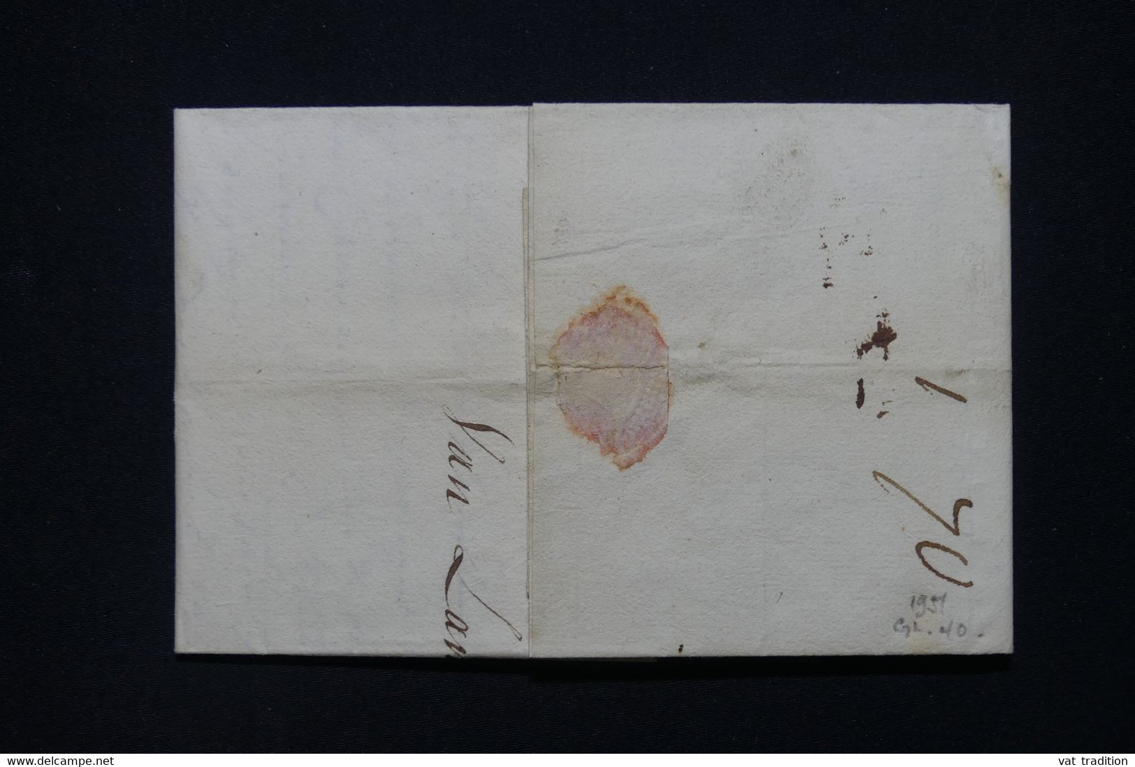 BELGIQUE - Marque Postale De Anvers Sur Lettre Pour Marseille En 1815 - L 116291 - 1814-1815 (Gouv. Général De La Belgique)