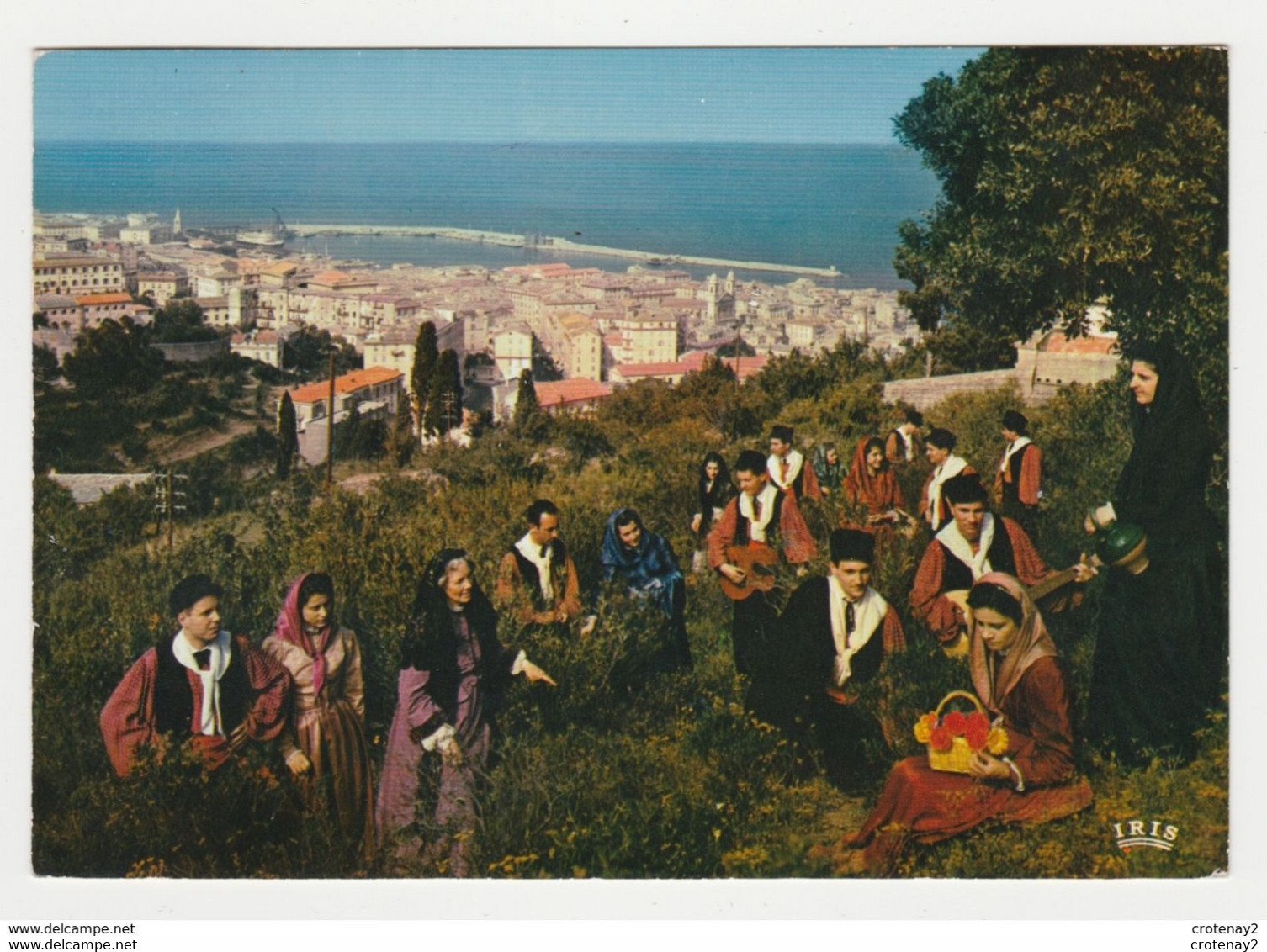 Haute Corse Bastia Groupe Folklore Costumes Vue Prise De Ste Lucie En 1989 - Bastia