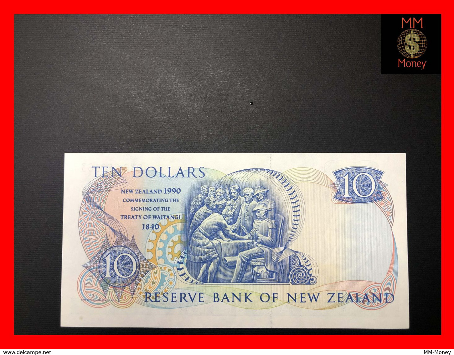 NEW ZEALAND 10 $  1990  P. 176  *commemorative CWB  Country Wide Bank*    XF - Neuseeland