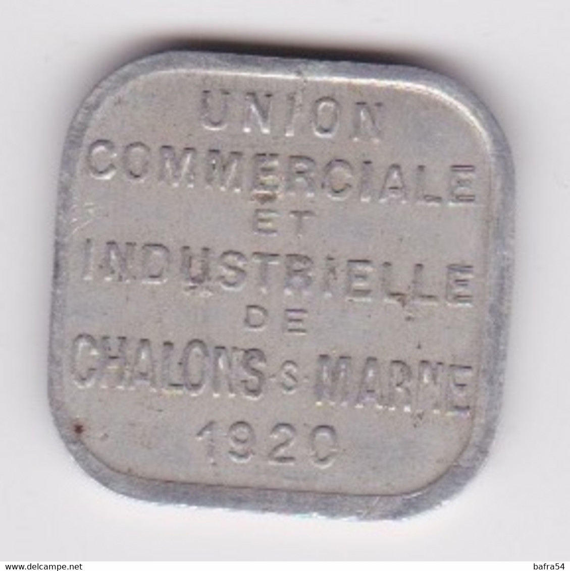 Union Commerciale De CHALONS SUR MARNE 1920 - Monnaie De Nécessité De 5 Centimes - Monétaires / De Nécessité