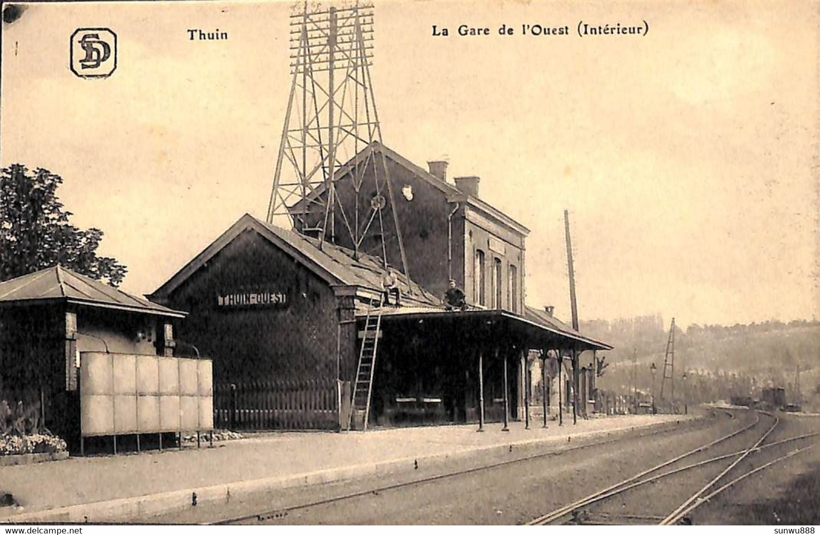 Thuin - La Gare De L'Ouest (Edit. SD) - Thuin