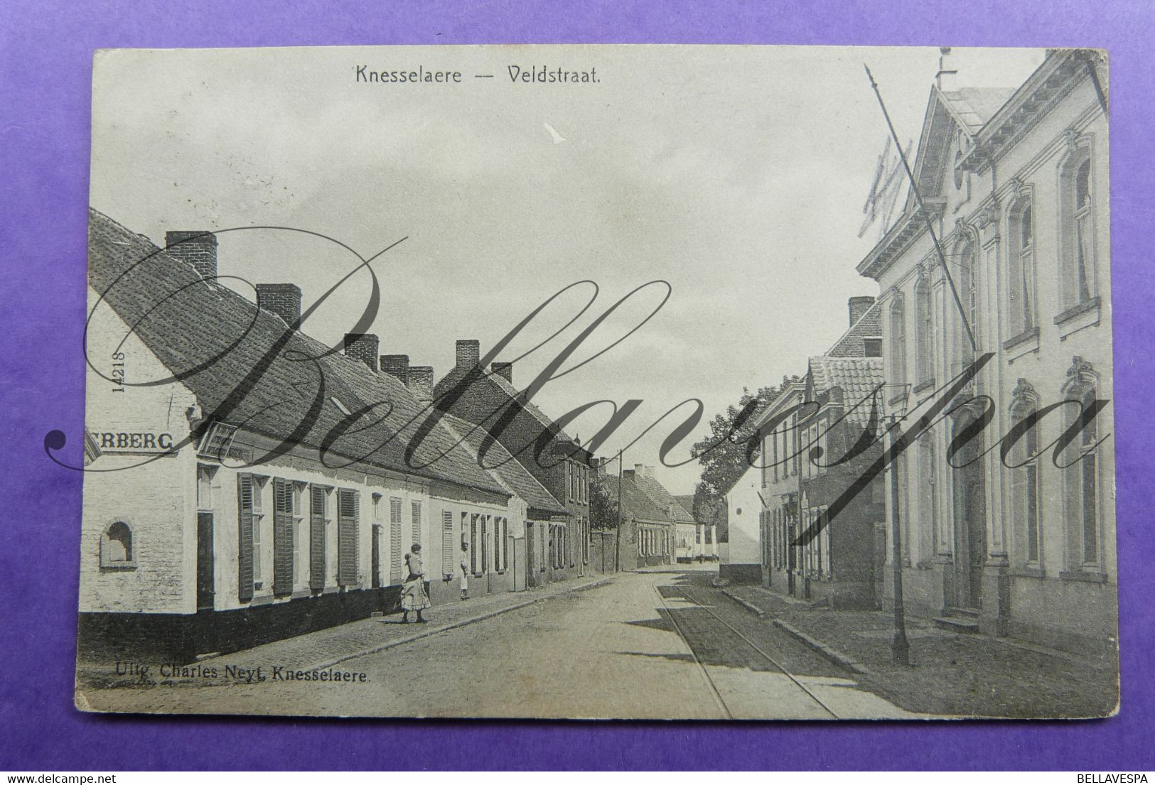 Knesselare Veldstraat Knesselaere. 1908 - Knesselare