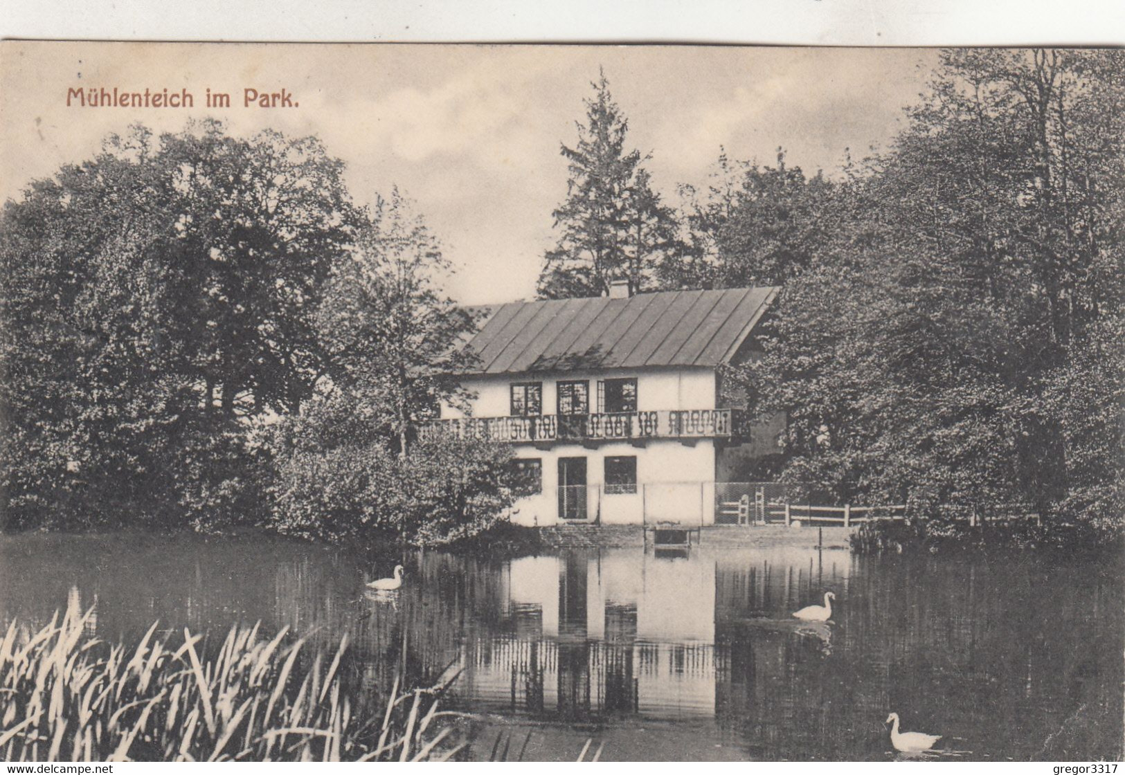 A7914) RASTEDE - MÜHLENTEICH Im PARK - Alt !! 2.6.1912 - Rastede