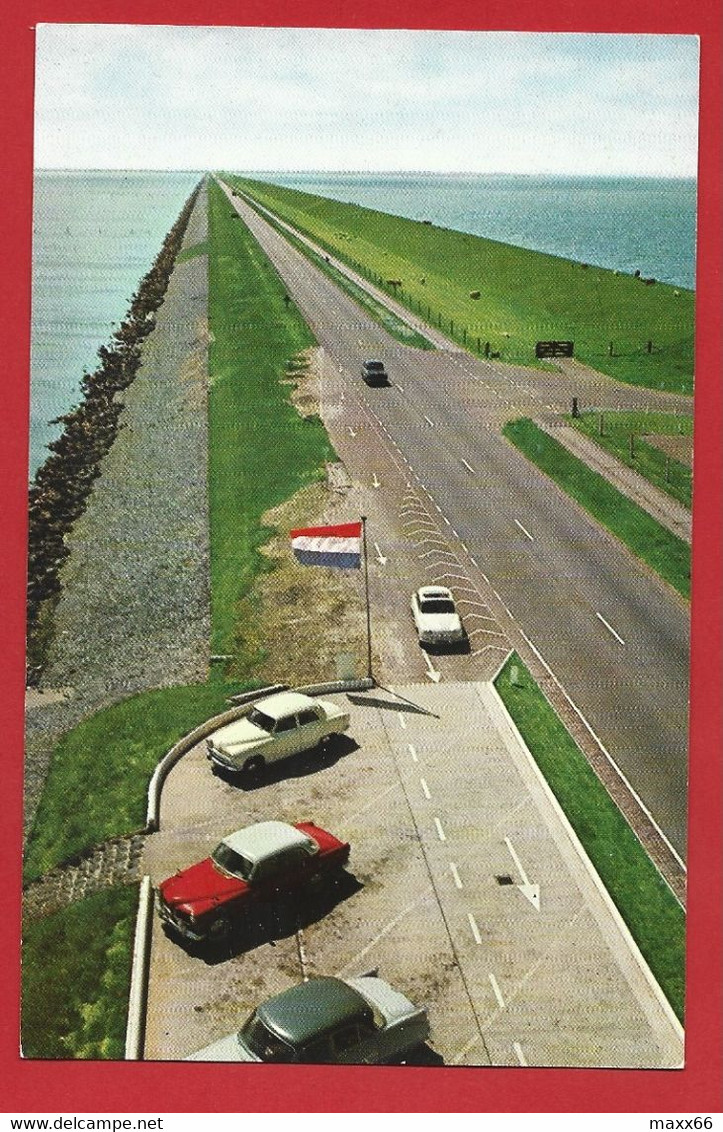 CARTOLINA NV PAESI BASSI - Afsluitdijk - Holland - Friesland - 9 X 14 - Den Oever (& Afsluitdijk)